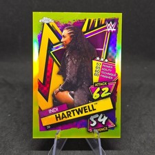 2021 Topps Slam Attax WWE INDI HARTWELL Yellow Refractor /99