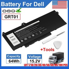   LOT GRT01 Battery For Dell Latitude 5421 5431 5521 5531 Precision 3470 3561 NEW