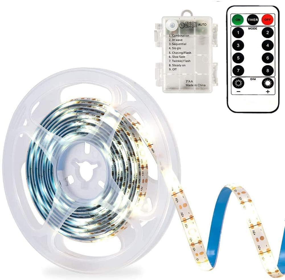 Striscia LED Batteria CCILAND 3m 90 LED | Luci per Camera e TV