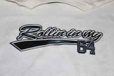 Vintage 90's ODM Men's Rollin Hard Rollin in my 64 Lowrider Car T-Shirt 2XL