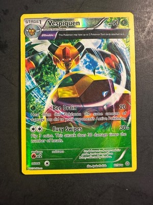 2016 Pokemon Ancient Origins Vespiquen 11 /98 Reverse Holo Foil Full Art Rare