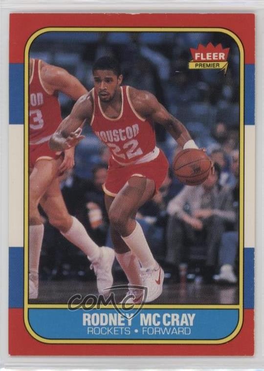 1986-87 Fleer Rodney McCray #71 0nr3
