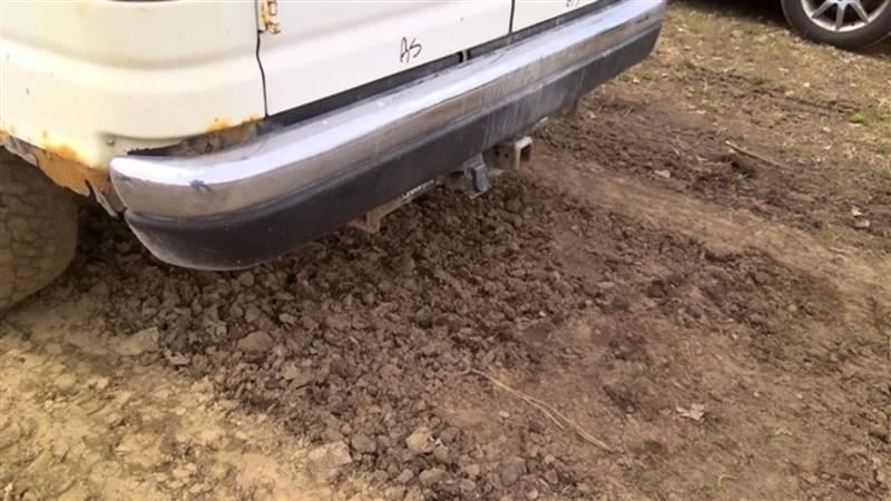 Rear Bumper Without Step Bumper Chrome Fits 94-04 FORD E150 VAN 358138 Foto 2 de 4