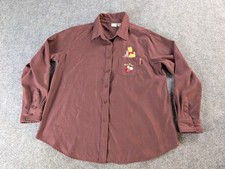 Vintage Disney Winnie the Pooh  Piglet Shirt XL Maroon Bee Real Pocket Peeker