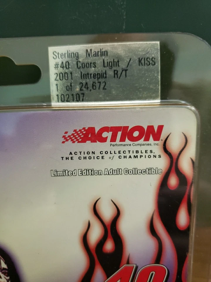Action Kiss Nascar Sterling Marlin #40 Coors plata clara Foto 2 de 4
