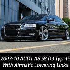 For Audi S8 A8 D3 4E Adjustable Air Ride Suspension Lowering Links Kit 2004-2010