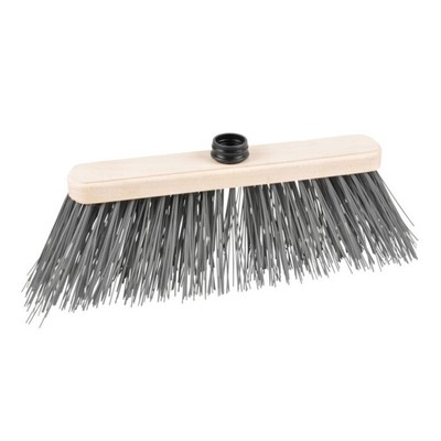 Tête De Balai De Jardin à Poils Durs - 26 Cm De Poils, Inclinée à 30°, Compatible Manche Fileté (trou 22 Mm) - 9