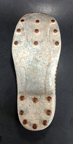 Antike Bergleute Aluminium Schuhbodensohle Overland Metallboden ca. 1914 - Bild 12 von 14