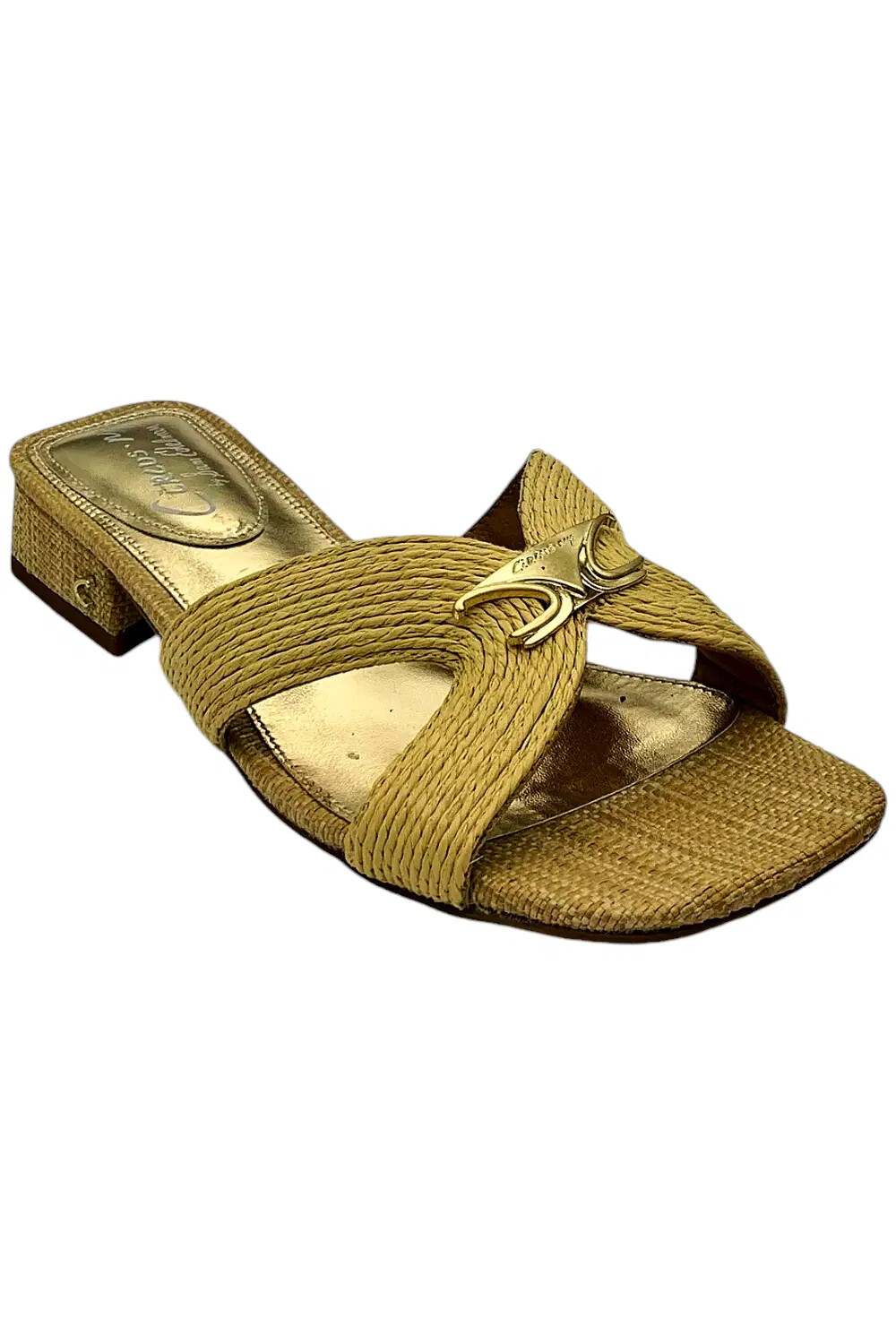 Босоножки Circus NY Joella Weave на блочном каблуке из натуральной кожи