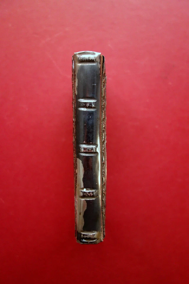 Pietas Libro di Preghiere Bertarelli Milano 1899 Legatura in Argento Punzone 800 - Immagine 2 di 4