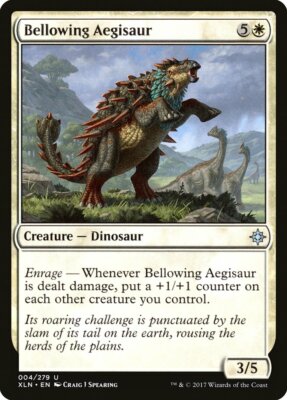 4 Bellowing Aegisaur 4x x4 - NM - Ixalan  - SPARROW MAGIC