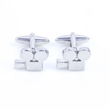 Movie Camera Pair Cufflinks TV Director Wedding Fancy Gift Box & Polishing Cloth