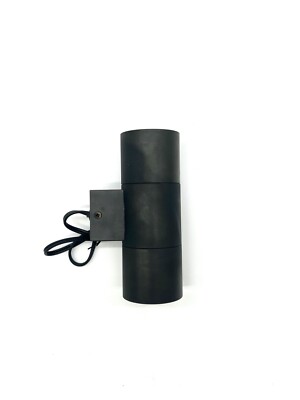 Black Outdoor Up Down  Brass Sconce Light Low Voltage LED
