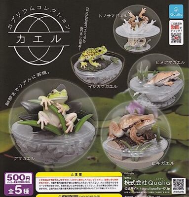 Caprium Sammlung Frosch (Weiterverkauf) X Alle 5 Set Mini-Figur Gacha Qualia