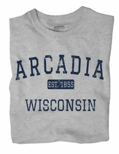 Arcadia Wisconsin WI T-Shirt EST