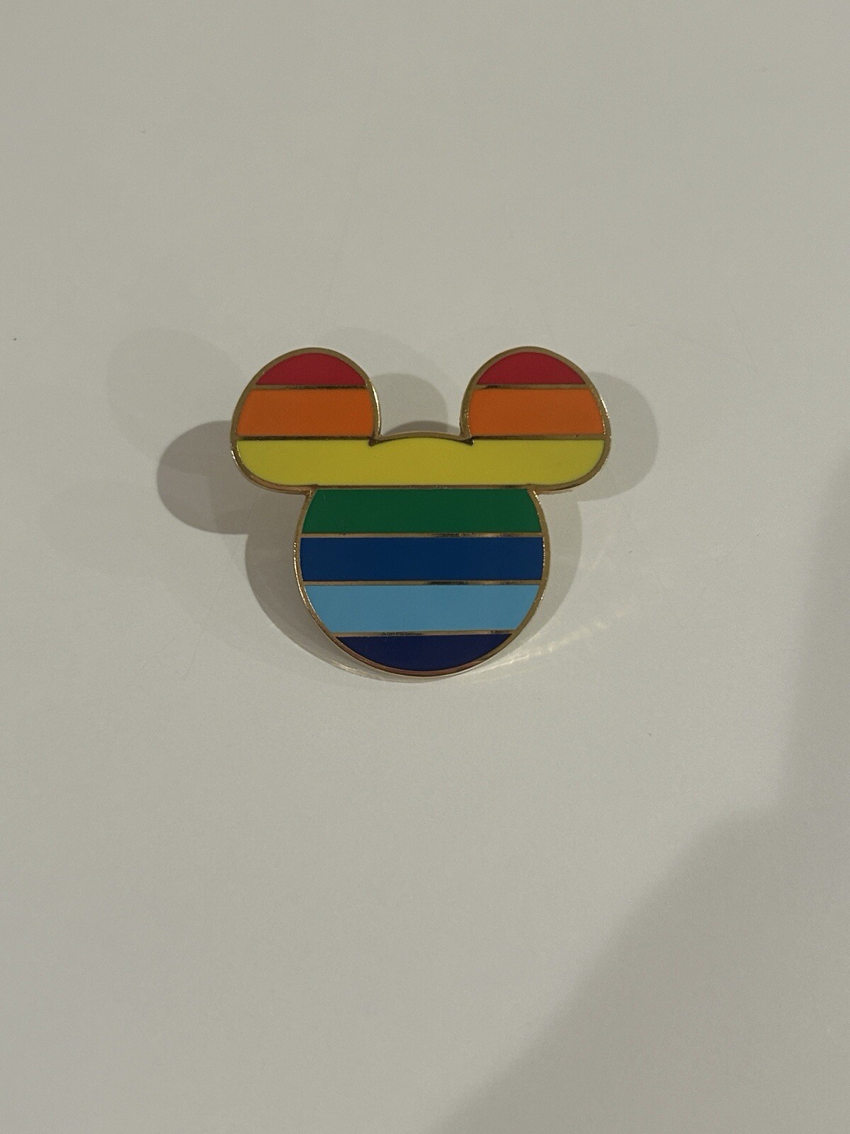 Mickey Mouse Ears Gay Pride Rainbow LGBTQ - Disney Parks Trading Pin - 2008