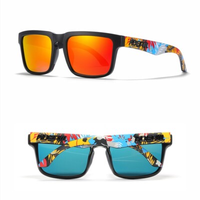 KDEAM Square Polarized Sunglasses Men Sports Outdoor Travel  display picture 3