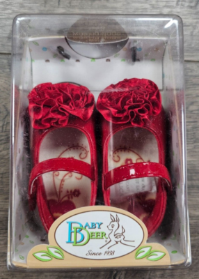 newborn red dress shoes Newborn Baby Red Dress Shoes & Headband Set