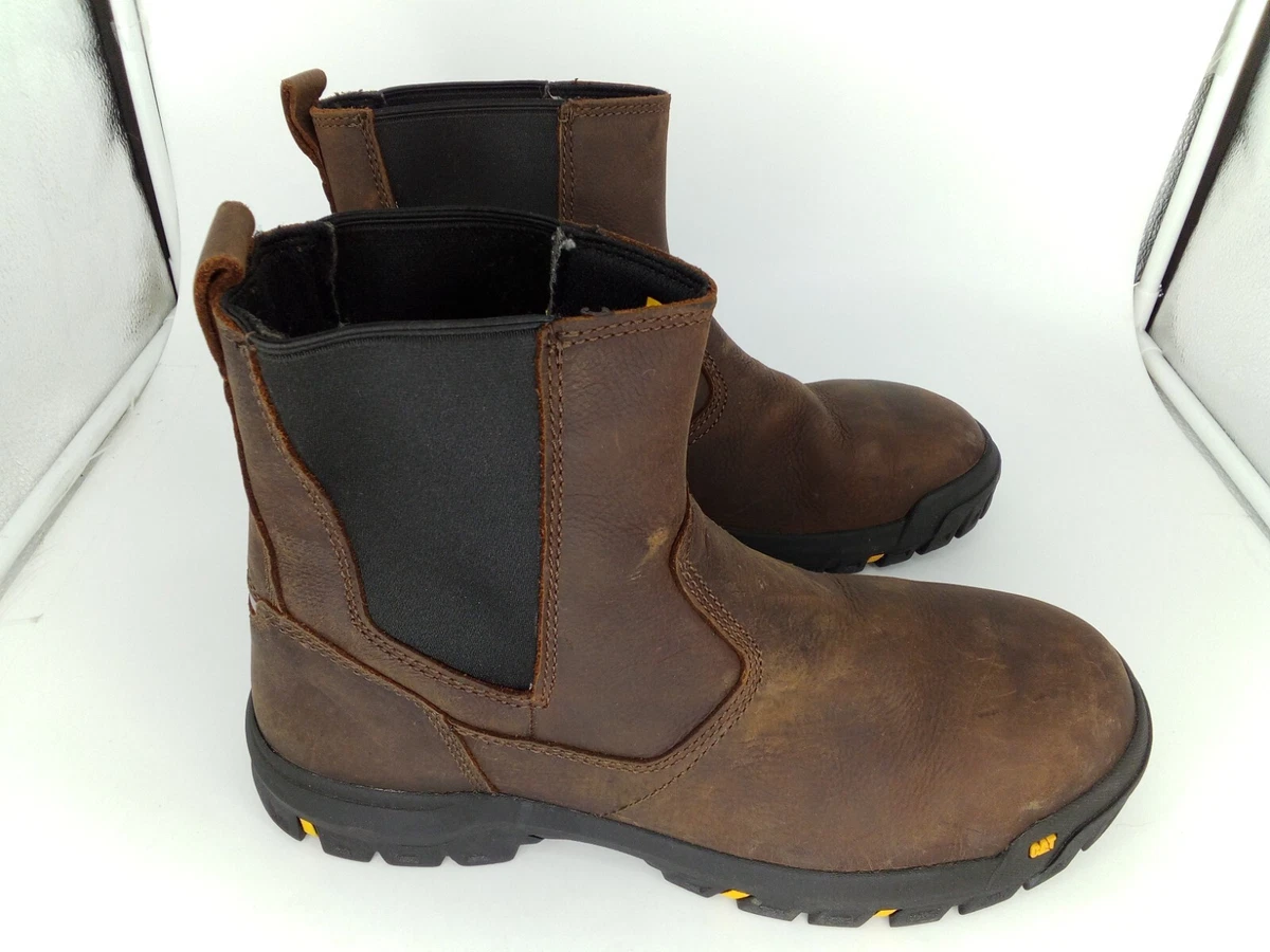 CAT Wheelbase Steel Toe Leather Chelsea Work Boots Mens 11 USA Brown Revive Tech Footwear - Chelsea Work Boots | CAT Footwear main image 2