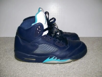 SZ 9.5 NIKE AIR JORDAN V 5 Pre Grape Hornets 136027-405 Metallic IV XI VI 1 Red