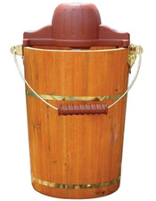 Electric / Hand Crank Ice Cream Maker made by AmeriHome Model ICM6, 6QT