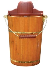 Electric / Hand Crank Ice Cream Maker made by AmeriHome Model ICM6, 6QT