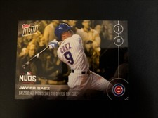 Javy Baez 2016 Topps Now Gold Parallel BON-3 WS Champs