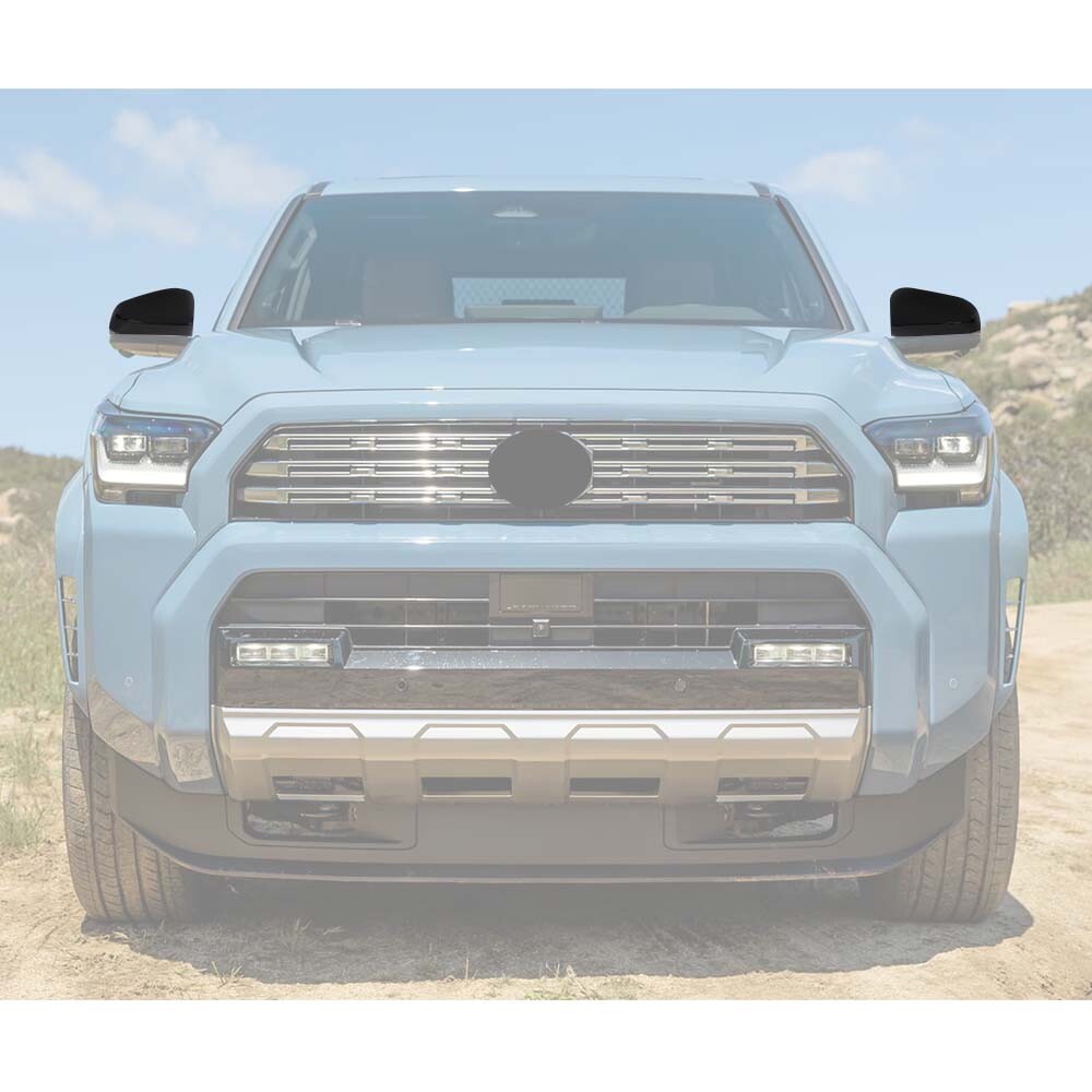 2PCS Gloss Black Rearview Side Door Mirror Covers For 4Runner 2025+ Accessories