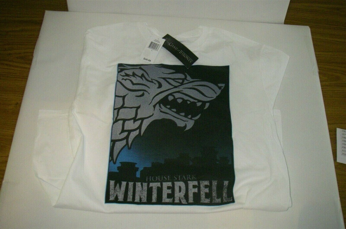 ハウス・スターク ウィンターフェル シャツ GAME OF THRONES HOUSE STARK WINTERFELL SHIRT LARGE NEW | eBay