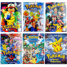 POKEMON SERIES DVD Season 1 - 25  21 Movies All Region USA English Version