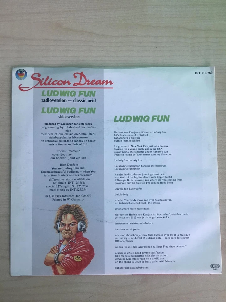 Silicon Dream - Ludwig Fun ***Erstauflage in rotem Vinyl*** - Bild 2 von 3
