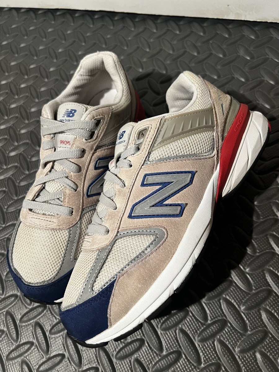New Balance 990v5 Nimbus Cloud Red Blue Running Size 6.5 | eBay