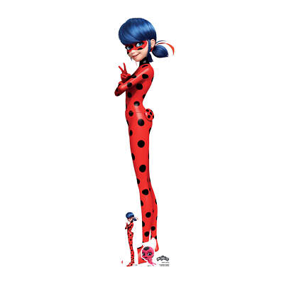 Tag Lady Bug Lady Bug from Miraculous Official Lifesize Cardboard Cutout with FREE ...