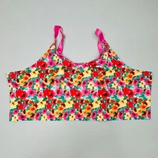 Ruby Ribbon Demiette Bra 46 Full Support Wire Free Adjustable Strap 1799