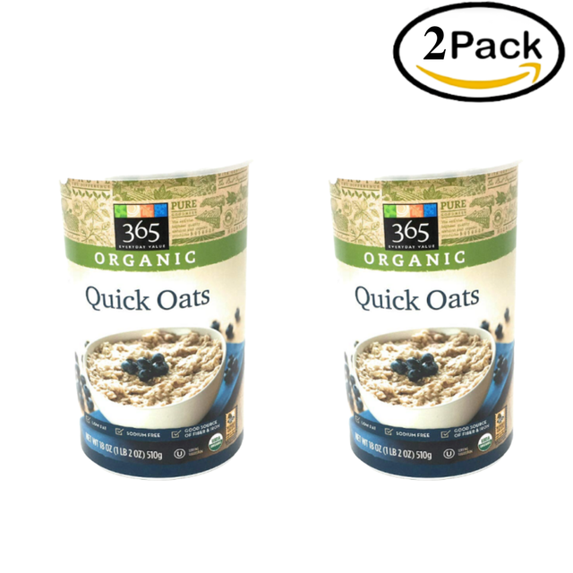 365 Everyday Value, Organic Old Fashion Rolled Oats 42 oz (2 pack) eBay