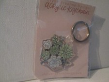 FLORAL ACRYLIC KEYCHAIN