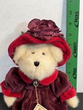 Boyd  s Bear Ms Rouge Chapeau 10  Red Hat Society Pre Owned