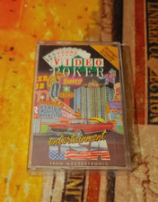 LAS VEGAS Video Poker (1986) Amstrad CPC (Nastro, Scatola, Manuale) funziona 8 bit classico