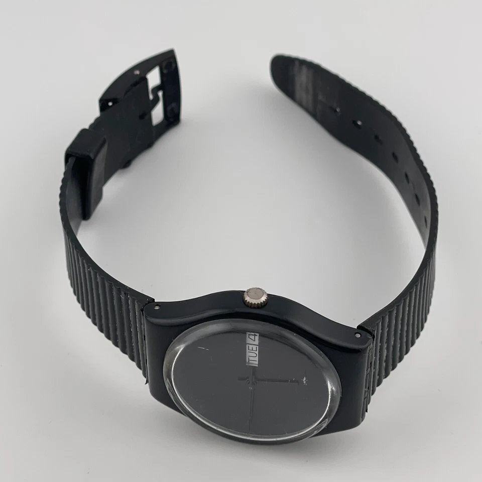 Кварцевые часы Swatch унисекс 34 мм корпус день дата кварцевые аналоговые три стрелки - Изображение 2 из 4