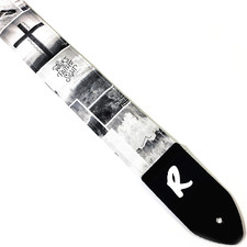 Cross Guitar Strap-Walk By Faith Not By Sight-Religious Guitar Strap-Christian