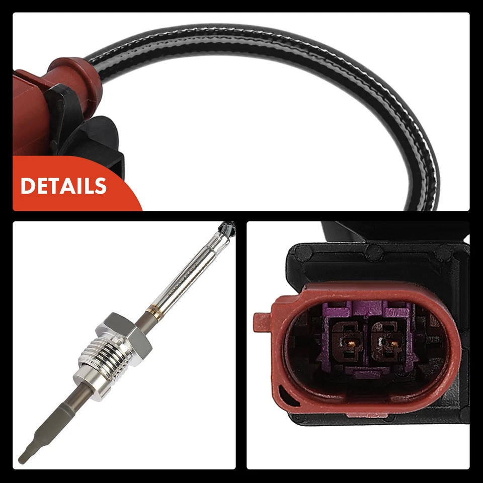 Sensore-Temperatura A Radiatore AGR per VW Multivan VI Vans 6 - Immagine 2 di 4