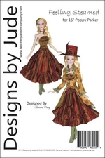 Feeling Steamed Doll Clothes Sewing Pattern for 16" Poppy & Tullabelle Integrity