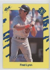 1990 Classic Update Yellow Travel Edition Fred Lynn #T59 0d2