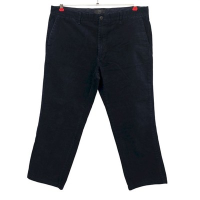M&S Stoffhose Herren Dunkelblau Cord Regular Fit Gr. 40W 29L
