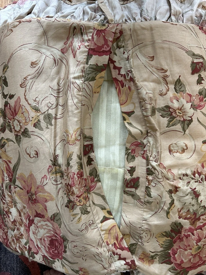 Ralph Lauren GUINEVERE King ALGODÓN Satén Volantes Fundas (2) Foto 4 de 4