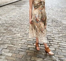 Zimmermann Anais Floral Midi Dress Size 1