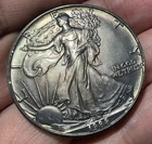 1988 Black Beauty American Silver Eagle 1 oz .999 Silver U.S. Mint Nat Toned