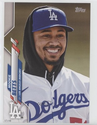2020 Topps Topps.com Online Exclusive 5x7 Jumbo 7/49 Mookie Betts #420 0d94