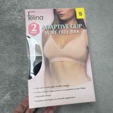 Felina Women's S Wire Free Bra Beige e0076