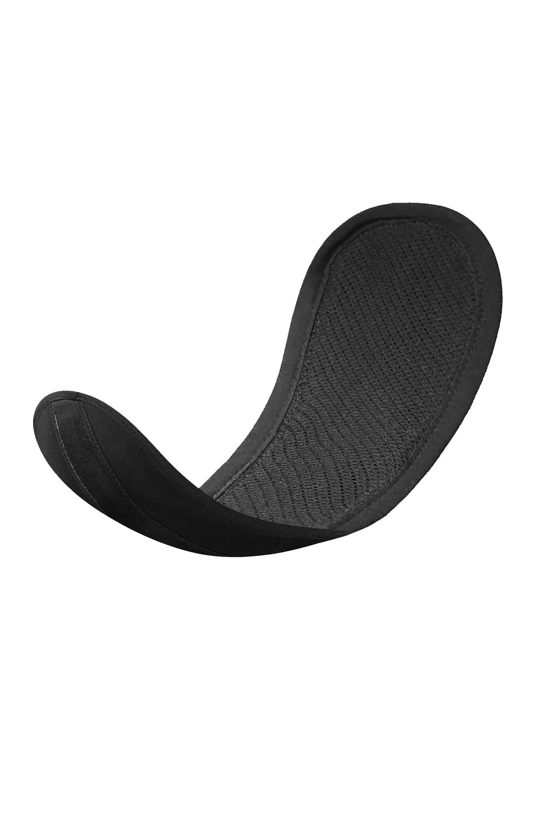 Protège-slip lavable avec bande anti-glisse noir en coton bio Blooming